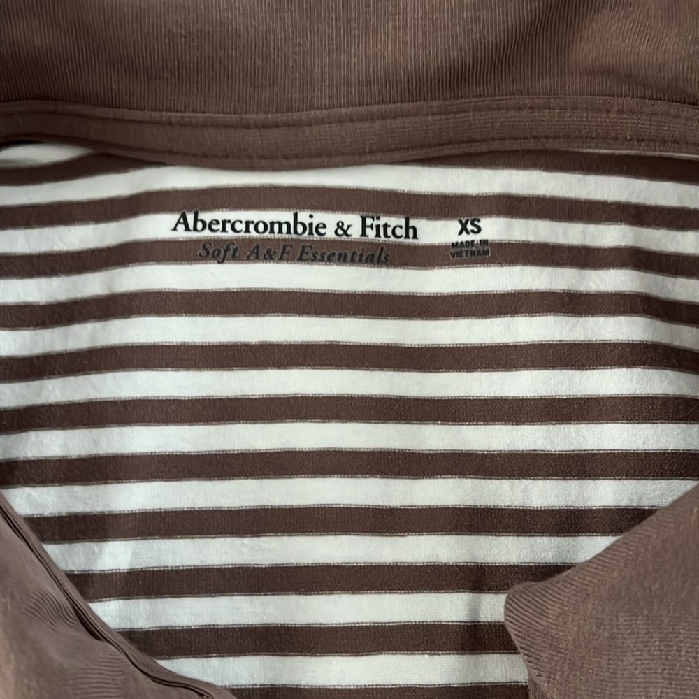 NWT Abercrombie Striped Polo Tank - Picture 3 of 5
